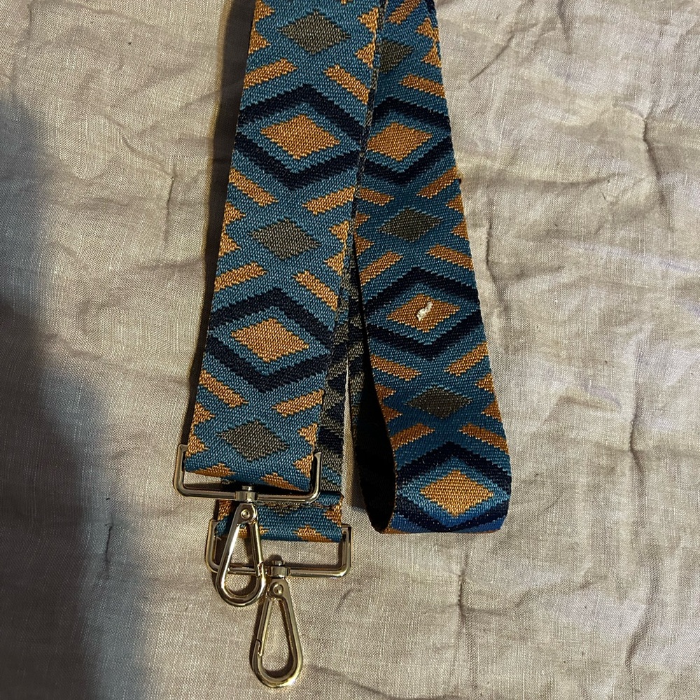Pom Pom London Geometric Patterned Strap